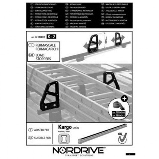 Nordrive STOP ΓΙΑ ΜΠΑΡΕΣ Κ-2 23 cm