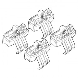 Nordrive TOYOTA VERSO-S 05/11> KIT ΑΚΡΑ (ΠΟΔΙΑ) ΓΙΑ ΜΠΑΡΕΣ NORDRIVE