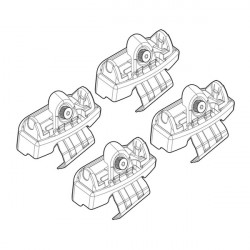 Nordrive TOYOTA YARIS 5D 10/11> KIT ΑΚΡΑ (ΠΟΔΙΑ) ΓΙΑ ΜΠΑΡΕΣ NORDRIVE