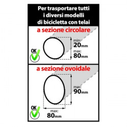 Nordrive ΒΑΣΗ ΠΟΔΗΛΑΤΟΥ ΟΡΟΦΗΣ ΣΙΔΗΡΟΥ BIKE-ONE (ΜΕ ΚΛΕΙΔΑΡΙΑ) ΓΙΑ 1 ΠΟΔΗΛΑΤΟ NORDRIVE