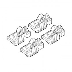 Nordrive VW GOLF 5 3D/5D>GOLF 6 3D/5D KIT ΑΚΡΑ (ΠΟΔΙΑ) ΓΙΑ ΜΠΑΡΕΣ NORDRIVE