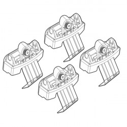 Nordrive VW GOLF 7 5D 11/12> KIT ΑΚΡΑ (ΠΟΔΙΑ) ΓΙΑ ΜΠΑΡΕΣ NORDRIVE