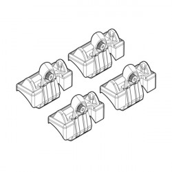 Nordrive VW POLO 3D/5D 11/01>08/09 KIT ΑΚΡΑ (ΠΟΔΙΑ) ΓΙΑ ΜΠΑΡΕΣ NORDRIVE