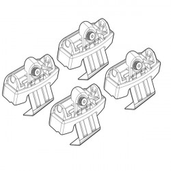 Nordrive VW POLO 5D 09/09> KIT ΑΚΡΑ (ΠΟΔΙΑ) ΓΙΑ ΜΠΑΡΕΣ NORDRIVE