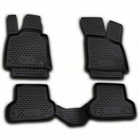 Novline AUDI A3 3D 2003>2012 ΜΑΡΚΕ ΠΑΤΑΚΙΑ ΣΕ ΣΚΑΦΗ NOVLINE (ΜΑΥΡΟ) - 4 ΤΕΜ.
