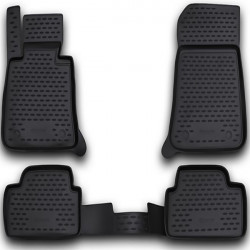Novline BMW ΣΕΙΡΑ 1 5D 2004>2011 ΜΑΡΚΕ ΠΑΤΑΚΙΑ ΣΕ ΣΚΑΦΗ NOVLINE (ΜΑΥΡΟ) - 4 ΤΕΜ.