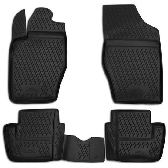 Novline CITROEN C4 5D 2001>07/2008> ΜΑΡΚΕ ΠΑΤΑΚΙΑ ΣΕ ΣΚΑΦΗ NOVLINE (ΜΑΥΡΟ) - 4 ΤΕΜ.