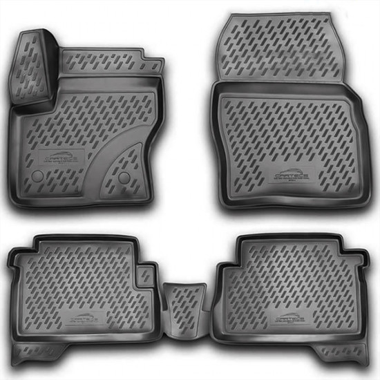 Novline FORD KUGA 2013+  4ΤΕΜ. Πατάκια(σκαφάκια) Γκρι από TPE Μαρκέ