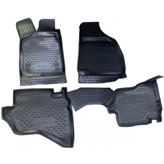 Novline FORD RANGER 2007>2011 ΜΑΡΚΕ ΠΑΤΑΚΙΑ ΣΕ ΣΚΑΦΗ NOVLINE (ΜΑΥΡΟ) - 4 ΤΕΜ.