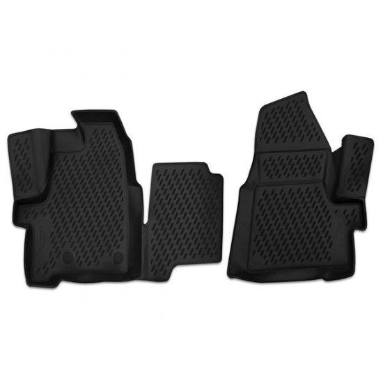 Novline FORD RANGER 4D 2011> ΠΑΤΑΚΙΑ ΜΑΡΚΕ ΛΑΣΤΙΧΟ ΣΚΑΦΑΚΙΑ (ΜΑΥΡΟ) 2ΤΕΜ.