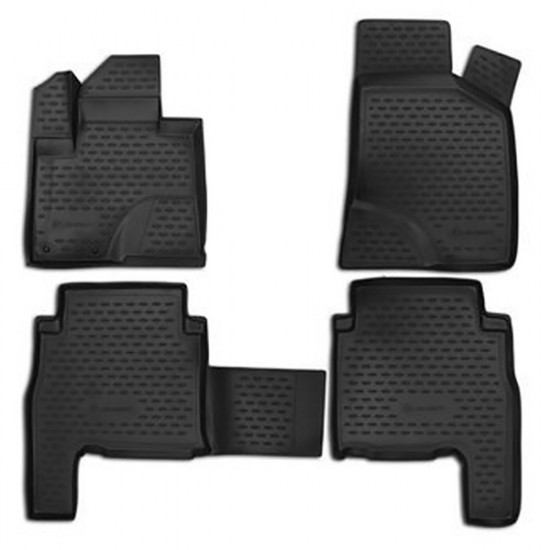 Novline HYUNDAI SANTA FE 5D 2007>2012 ΜΑΡΚΕ ΠΑΤΑΚΙΑ ΣΕ ΣΚΑΦΗ NOVLINE (ΜΑΥΡΟ) - 4 ΤΕΜ.