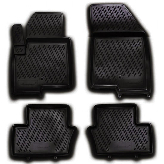 Novline JEEP COMPASS 5D 2011>2016> ΠΑΤΑΚΙΑ ΜΑΡΚΕ ΛΑΣΤΙΧΟ ΣΚΑΦΑΚΙΑ (ΜΑΥΡΟ) - 4ΤΕΜ.