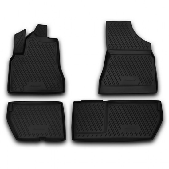 Novline PEUGEOT PARTNER TEPEE 05/2008> ΜΑΡΚΕ ΠΑΤΑΚΙΑ ΣΕ ΣΚΑΦΗ NOVLINE (ΜΑΥΡΟ) - 4 ΤΕΜ.