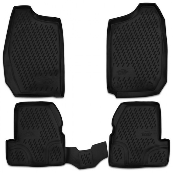 Novline SUZUKI JIMNY 3D 2001> ΜΑΡΚΕ ΠΑΤΑΚΙΑ ΣΕ ΣΚΑΦΗ NOVLINE (ΜΑΥΡΟ) - 4 ΤΕΜ.