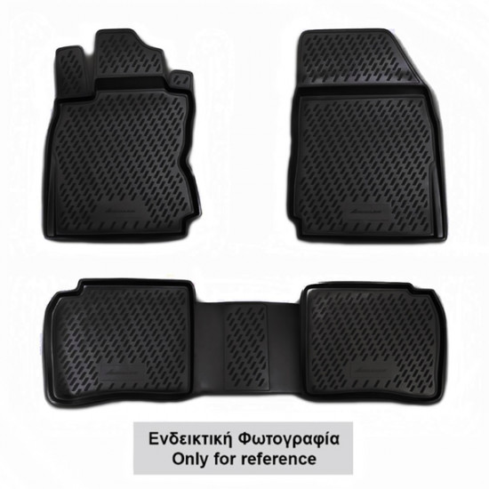 Novline TOYOTA CH-R 2017> ΜΑΡΚΕ ΠΑΤΑΚΙΑ ΣΕ ΣΚΑΦΗ NOVLINE (ΜΑΥΡΟ) - 4 ΤΕΜ.