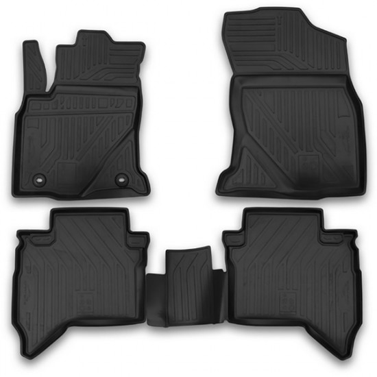 Novline TOYOTA HI-LUX 4D 08/2015> ΜΑΡΚΕ ΠΑΤΑΚΙΑ ΣΕ ΣΚΑΦΗ NOVLINE (ΜΑΥΡΟ) - 4 ΤΕΜ.
