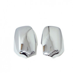 Omtec FORD FIESTA 3D/5D 2005-2008 /FOCUS/C-MAX/FUSION ΚΑΠΑΚΙΑ ΚΑΘΡΕΦΤΩΝ ΧΡΩΜΙΟΥ ΣΑΤΙΝΕ 2TEM. ΠΛΑΣΤΙΚΑ ΧΩΡΙΣ ΦΛΑΣ