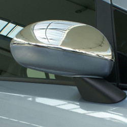 Omtec OPEL CORSA D HB 5D / 3D 2006-2015 / OPEL CORSA E HB 5D 2015+ ΚΑΠΑΚΙΑ ΚΑΘΡΕΦΤΩΝ ΧΡΩΜΙΟΥ 2 ΤΕΜ. ΜΕΤΑΛΛΙΚΑ
