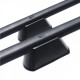 Omtec VW T5 2003-2015 /T6 2015+ ΠΑΡΑΛΛΗΛΕΣ ΜΠΑΡΕΣ ΟΡΟΦΗΣ ΑΛΟΥΜΙΝΙΟΥ L1 ΜΑΥΡΕΣ