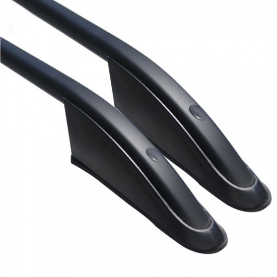 Omtec VW T5 2003-2015 /T6 2015+ ΠΑΡΑΛΛΗΛΕΣ ΜΠΑΡΕΣ ΟΡΟΦΗΣ ΑΛΟΥΜΙΝΙΟΥ L1 ΜΑΥΡΕΣ