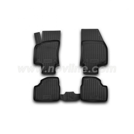 OPEL ASTRA H 03/2004-04/2010  ΠΑΤΑΚΙΑ ΜΑΡΚΕ ΛΑΣΤΙΧΟ ΣΚΑΦΑΚΙΑ (ΜΑΥΡΟ) - 4 ΤΕΜ.