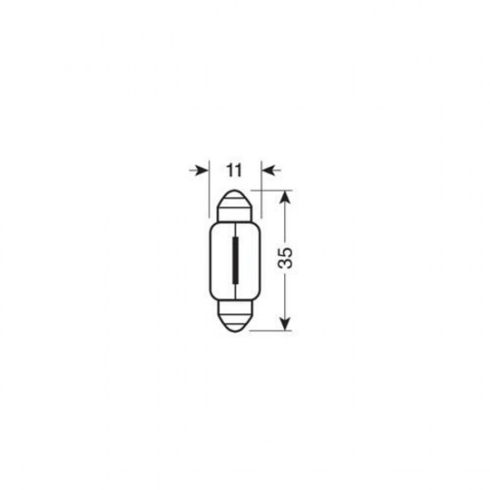 Osram C5W 24V 5W SV8,5-8 11x35mm 2ΤΕΜ.