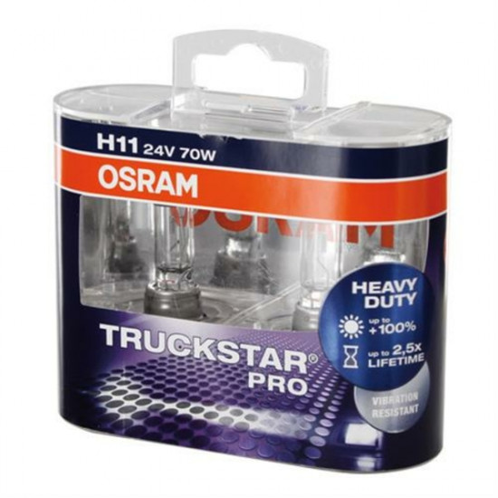 Osram H11 24V PGJ19-2 OSRAM TRUCKSTAR PRO 2τεμ. BLISTER