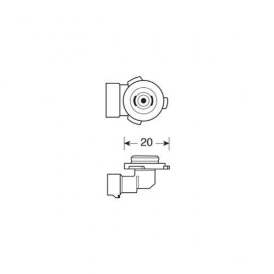 Osram HB3 12V 60W P20d OSRAM ORIGINAL LINE ΑΛΟΓΟΝΟΥ 1ΤΕΜ. ΚΟΥΤΙ