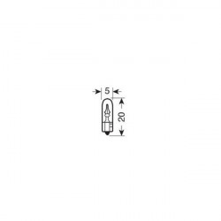 Osram W5W 12V 5W W2,1x9,5d