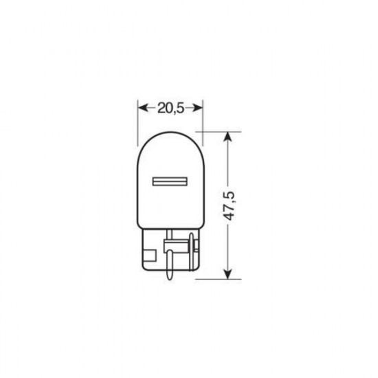 Osram WY21W 12V 21W WX3x16d 10ΤΕΜ.