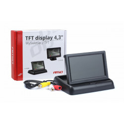 ΟΘΟΝΗ TFT LCD ΑΝΑΔΙΠΛΟΥΜΕΝΗ ΑΥΤΟΚΙΝΗΤΟΥ 4,3 - 12V