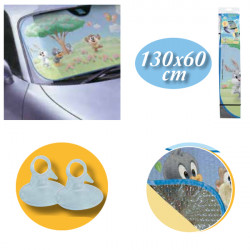 OtoTop ΗΛΙΟΠΡΟΣΤΑΣΙΑ ΕΣΩΤΕΡΙΚΗ ΠΑΡΜΠΡΙΖ BABY TWEETY - FRIENDS (60 Χ 130)
