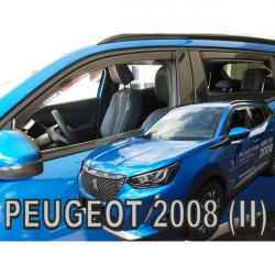 PEUGEOT 2008 5D 2019> /2008E 5D 2019> - ΣΕΤ ΑΝΕΜΟΘΡΑΥΣΤΕΣ ΑΥΤΟΚΙΝΗΤΟΥ ΑΠΟ ΕΥΚΑΜΠΤΟ ΦΙΜΕ ΠΛΑΣΤΙΚΟ HEKO - 4 ΤΕΜ.