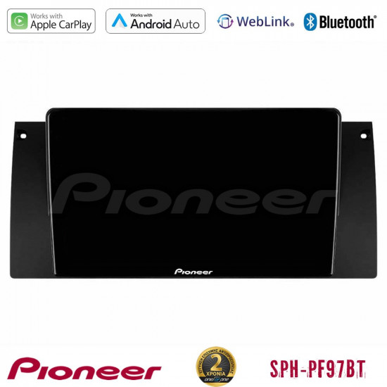 Pioneer SPH-PF97BT Series BMW 5 Series (E39) / X5 (E53) Multimedia Station 9 (Tablet Style) Με Carplay -amp; Android Auto Pioneer SPH-PF97BT Series BMW 5 Series (E39) / X5 (E53) Multimedia Station 9 (Tablet Style) Με Carplay -amp; Android Auto