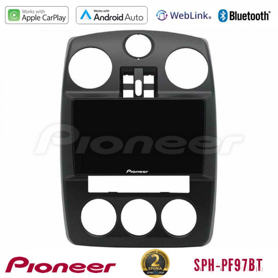 Pioneer SPH-PF97BT Series Chrysler PT-Cruiser 2000-2005 Multimedia Station 9 (Tablet Style) Με Carplay -amp; Android Auto Pioneer SPH-PF97BT Series Chrysler PT-Cruiser 2000-2005 Multimedia Station 9 (Tablet Style) Με Carplay -amp; Android Auto