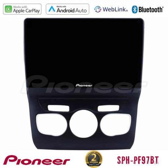 Pioneer SPH-PF97BT Series Citroen C4L Multimedia Station 9 (Tablet Style) Με Carplay -amp; Android Auto Pioneer SPH-PF97BT Series Citroen C4L Multimedia Station 9 (Tablet Style) Με Carplay -amp; Android Auto