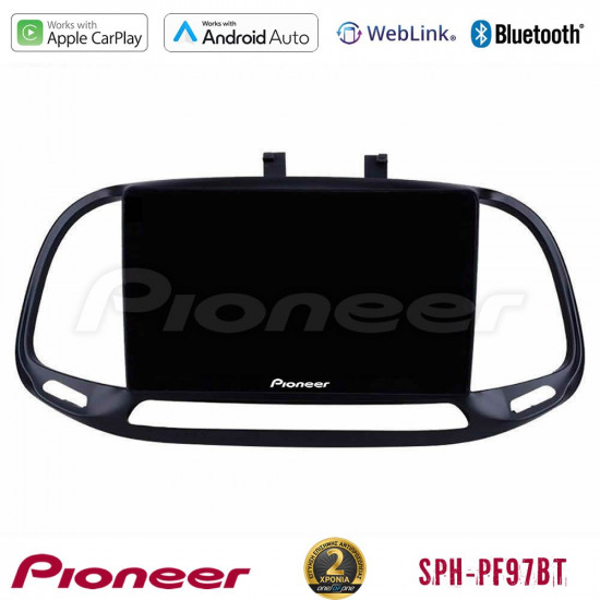 Pioneer SPH-PF97BT Series Fiat Doblo 2015-2022 Multimedia Station 9 (Tablet Style) Με Carplay -amp; Android Auto Pioneer SPH-PF97BT Series Fiat Doblo 2015-2022 Multimedia Station 9 (Tablet Style) Με Carplay -amp; Android Auto
