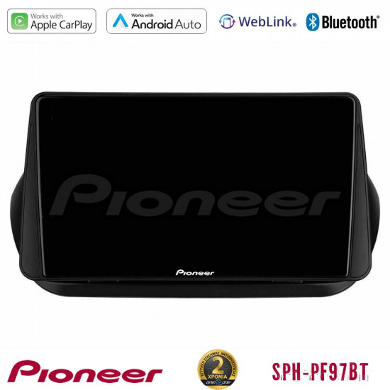 Pioneer SPH-PF97BT Series Fiat Fiorino/Citroen Nemo/Peugeot Bipper Multimedia Station 9 (Tablet Style) Με Carplay -amp; Android Auto Pioneer SPH-PF97BT Series Fiat Fiorino/Citroen Nemo/Peugeot Bipper Multimedia Station 9 (Tablet Style) Με Carplay -amp; Android Auto