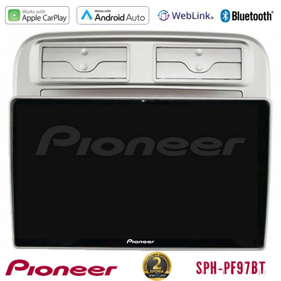 Pioneer SPH-PF97BT Series Fiat Grande Punto 2006-2011 Multimedia Station 9 (Tablet Style) Με Carplay -amp; Android Auto Pioneer SPH-PF97BT Series Fiat Grande Punto 2006-2011 Multimedia Station 9 (Tablet Style) Με Carplay -amp; Android Auto