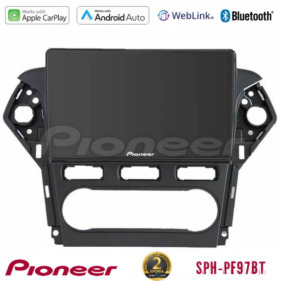 Pioneer SPH-PF97BT Series Ford Mondeo 2011-2014 Multimedia Station 10 (Tablet Style) Με Carplay -amp; Android Auto Pioneer SPH-PF97BT Series Ford Mondeo 2011-2014 Multimedia Station 10 (Tablet Style) Με Carplay -amp; Android Auto