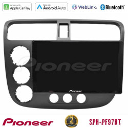 Pioneer SPH-PF97BT Series    Honda Civic 2001-2005 Multimedia Station 9 (Tablet Style) Με Carplay -amp; Android Auto