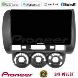 Pioneer SPH-PF97BT Series    Honda Jazz 2002-2008 (Manual A/C) Multimedia Station 9 (Tablet Style) Με Carplay -amp; Android Auto