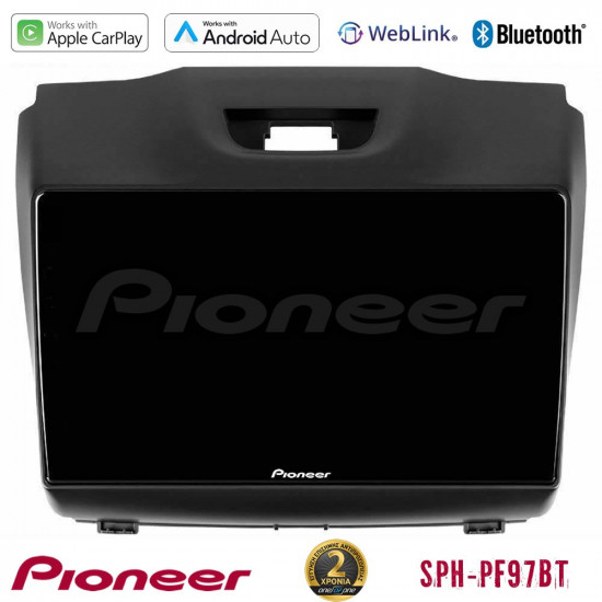 Pioneer SPH-PF97BT Series Isuzu D-MAX 2012-2019 Multimedia Station 9 (Tablet Style) Με Carplay -amp; Android Auto Pioneer SPH-PF97BT Series Isuzu D-MAX 2012-2019 Multimedia Station 9 (Tablet Style) Με Carplay -amp; Android Auto
