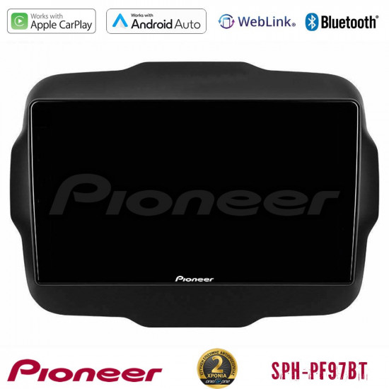 Pioneer SPH-PF97BT Series Jeep Renegade 2015-2019 Multimedia Station 9 (Tablet Style) Με Carplay -amp; Android Auto Pioneer SPH-PF97BT Series Jeep Renegade 2015-2019 Multimedia Station 9 (Tablet Style) Με Carplay -amp; Android Auto