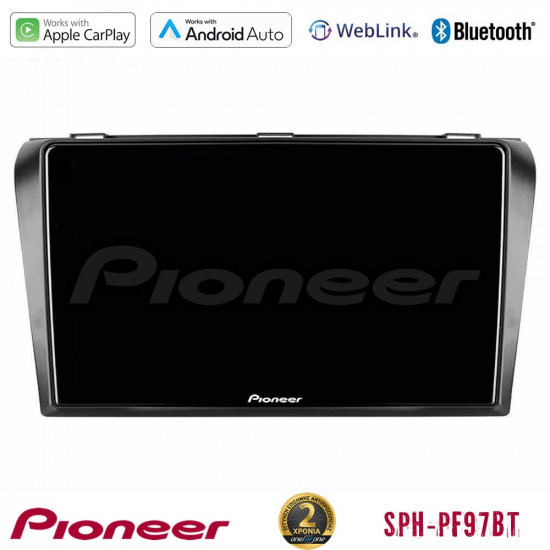 Pioneer SPH-PF97BT Series Mazda 3 2004-2009 Multimedia Station 9 (Tablet Style) Με Carplay -amp; Android Auto Pioneer SPH-PF97BT Series Mazda 3 2004-2009 Multimedia Station 9 (Tablet Style) Με Carplay -amp; Android Auto