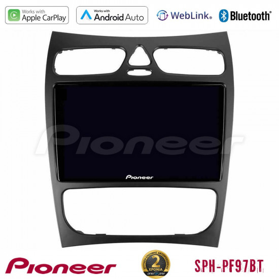 Pioneer SPH-PF97BT Series Mercedes CLK Class W209 2000-2004 Multimedia Station 9 (Tablet Style) Με Carplay -amp; Android Auto Pioneer SPH-PF97BT Series Mercedes CLK Class W209 2000-2004 Multimedia Station 9 (Tablet Style) Με Carplay -amp; Android Auto