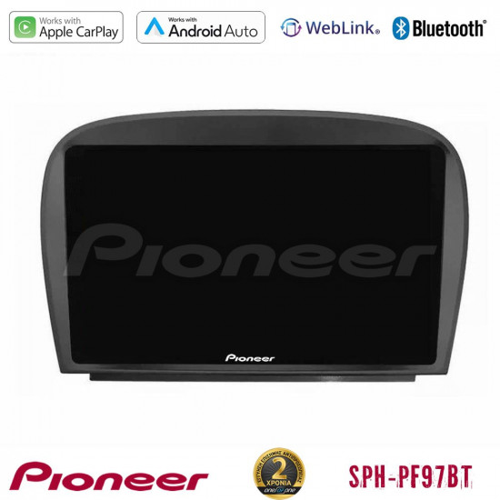 Pioneer SPH-PF97BT Series Mercedes SL Class 2005-2011 Multimedia Station 9 (Tablet Style) Με Carplay -amp; Android Auto Pioneer SPH-PF97BT Series Mercedes SL Class 2005-2011 Multimedia Station 9 (Tablet Style) Με Carplay -amp; Android Auto