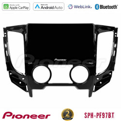 Pioneer SPH-PF97BT Series    Mitsubishi L200 2016-gt; -amp; Fiat Fullback (Manual A/C) Multimedia Station 9 (Tablet Style) Με Carplay -amp; Android Auto