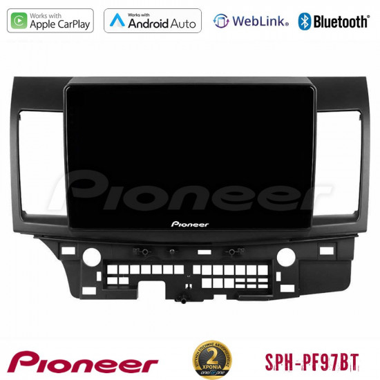 Pioneer SPH-PF97BT Series Mitsubishi Lancer 2008 – 2015 Multimedia Station 9 (Tablet Style) Με Carplay -amp; Android Auto Pioneer SPH-PF97BT Series Mitsubishi Lancer 2008 – 2015 Multimedia Station 9 (Tablet Style) Με Carplay -amp; Android Auto