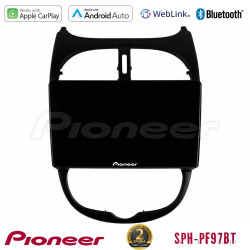 Pioneer SPH-PF97BT Series    Peugeot 206 Multimedia Station 9 (Tablet Style) Με Carplay -amp; Android Auto